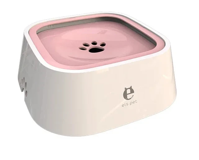 Bol d'eau anti-éclaboussures pour chien/chat - 1,5 litre