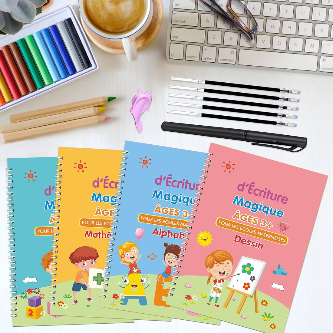 Comment le "Cahier d'Écriture Magique" améliore l'écriture des enfants et réduit l'usage des écrans : une solution ludique et éducative