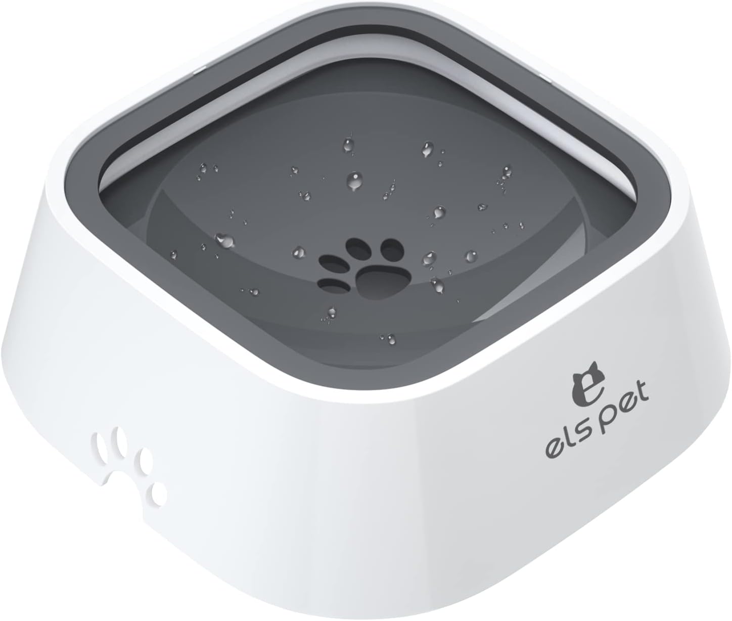 Bol d'eau anti-éclaboussures pour chien/chat - 1,5 litre