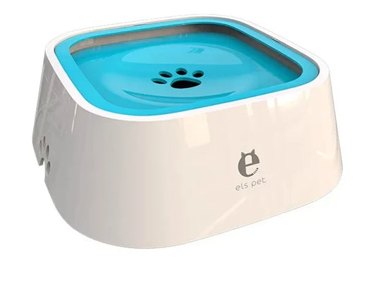 Bol d'eau anti-éclaboussures pour chien/chat - 1,5 litre